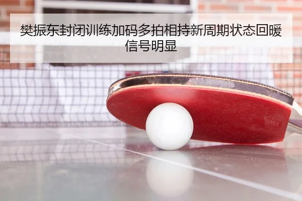 樊振东封闭训练加码多拍相持新周期状态回暖信号明显